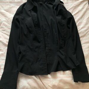 Express Stretch Black Shirt